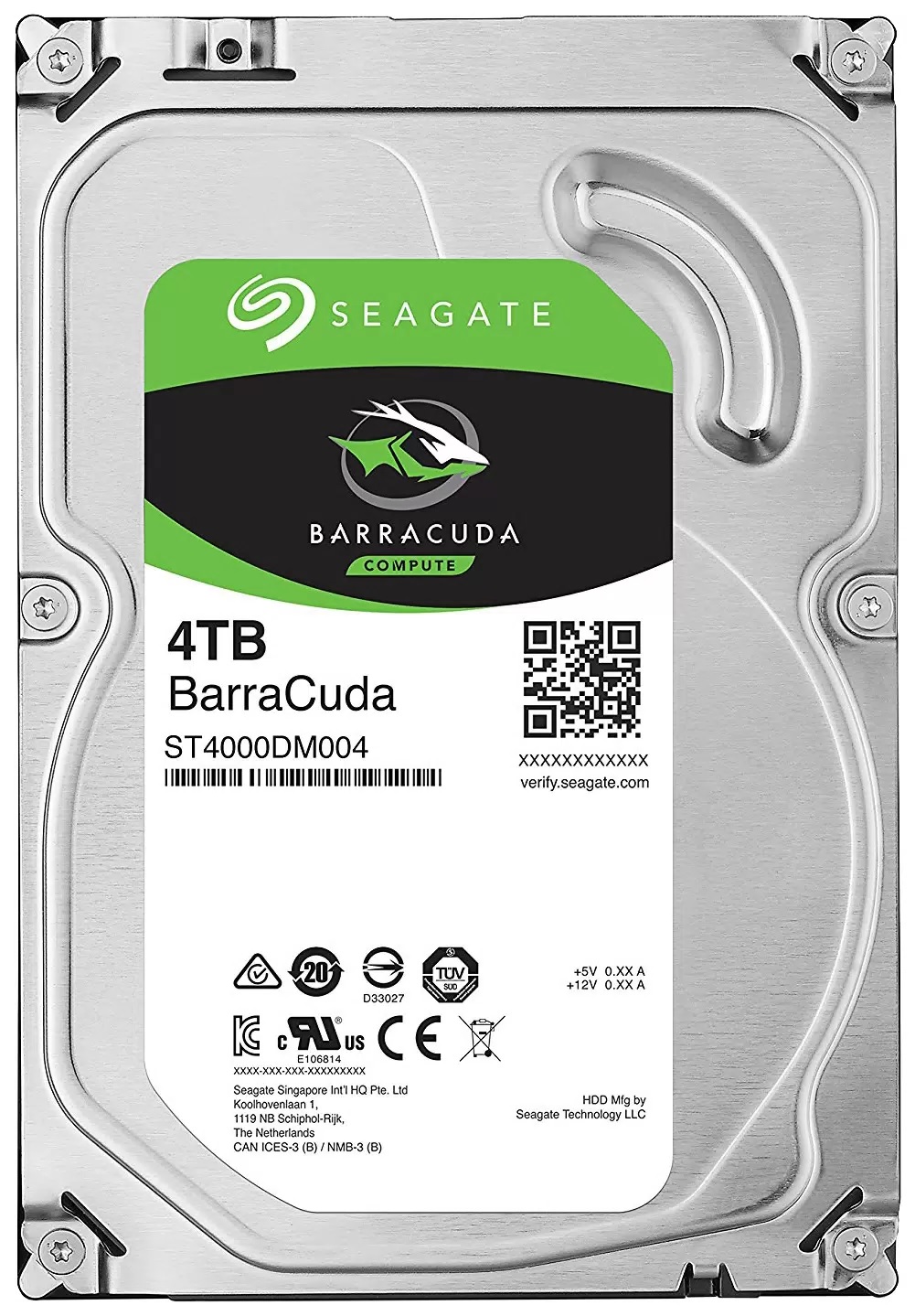 Жесткий диск Seagate 4Tb, SATA 3.5, 5400 об/мин [ST4000DM004] - INTELTEL